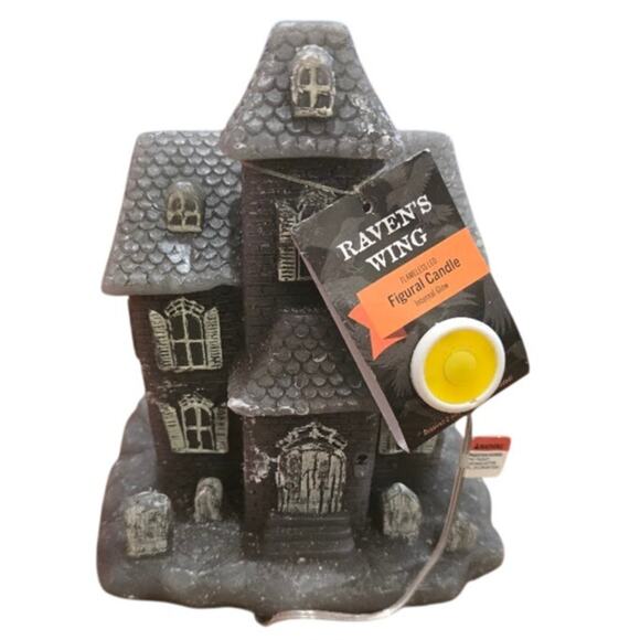 Martha Stewart LED Light-Up Haunted House Candle – Wax Sculpted – New - Picture 4 of 4